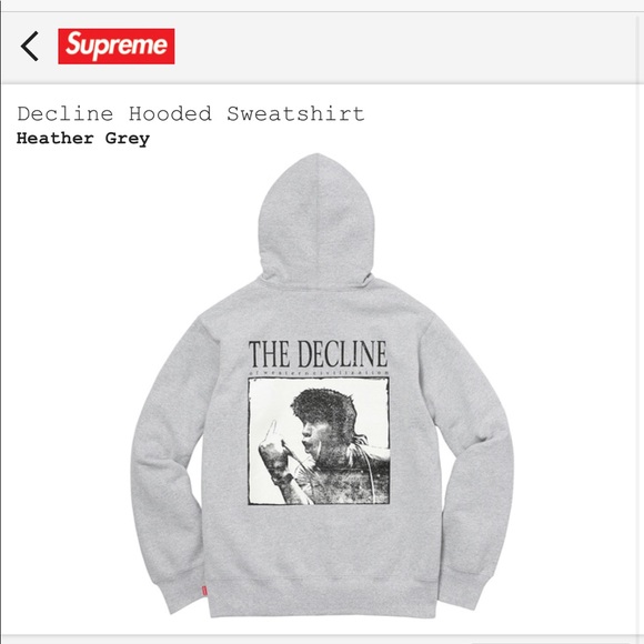 Supreme Decline Hooded Sweatshirt - Picture 2 of 2